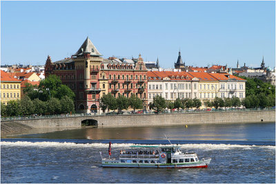boat trip on the vltava