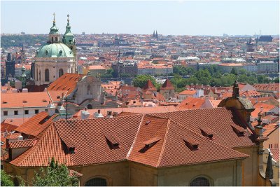 view from prague castle