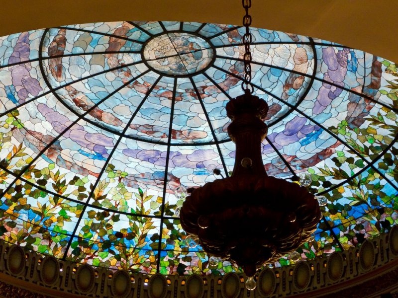 Over the bar in an historic hotel in El Paso, TX
