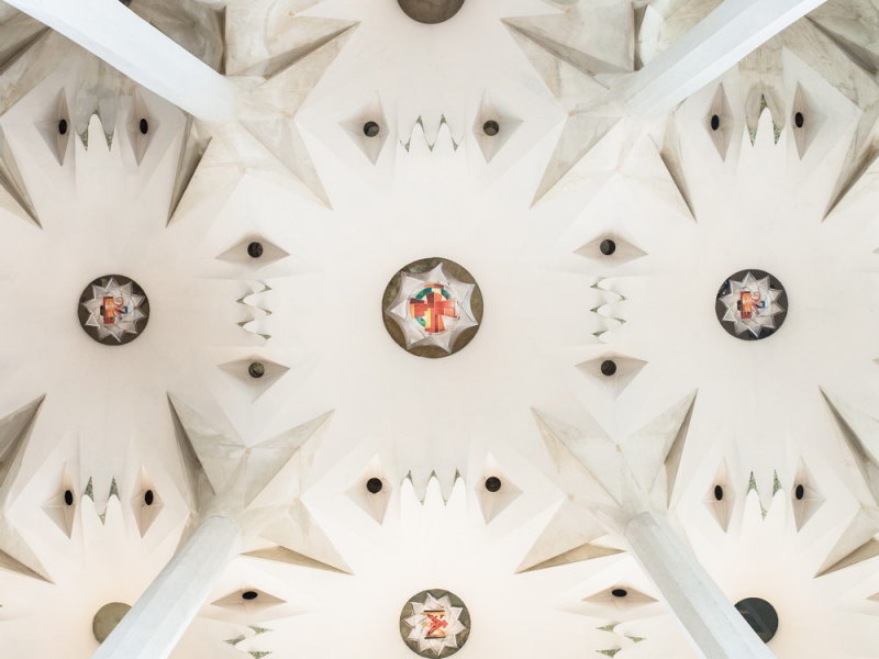 Ceiling of cathedral