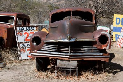 Gasoline Alley 'Museum' in Embudo, along Highway 68 south of Taos, NM