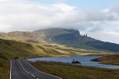 Coastal Road toward the Storr Mountains