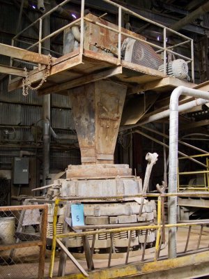 Abandoned large-scale mineral processing plant near Silverton, CO