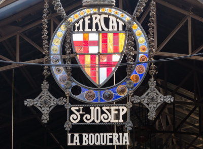 Entrance to La Bouqueria Market