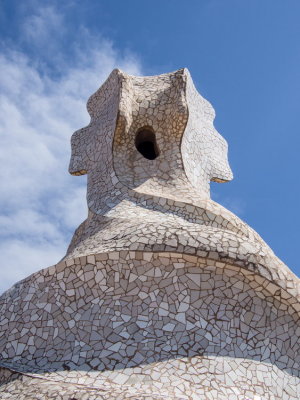 La Pedrera - roof chimneys and vents