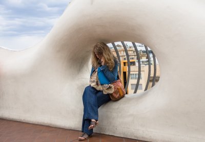 Gaudi architecture in Barcelona