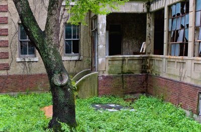 Abandoned Ellis Island Building