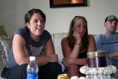 My daughters, Jennie & Angie, and Angie's fiancee, Josh Beech.