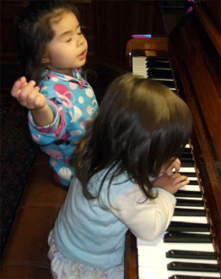  Let us play The Dolly Suite  piano four-hands by Gabriel Faur.... Mia