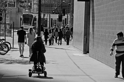 A footpath wide enough for everybody.