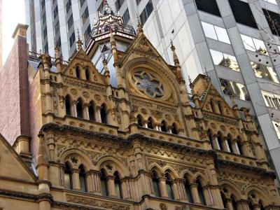 One of many imposing Collins street facades