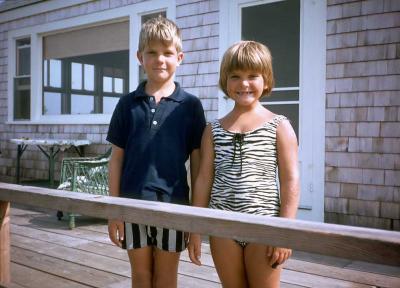 1966: Chappaquiddick, Martha's Vineyard summer house. David and Nancy Bell.