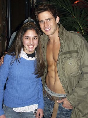 Abercrombie model in NYC, 2005