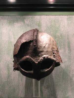 the only recovered Viking helmet