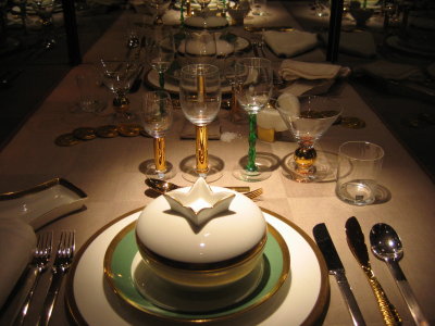 Nobel banquet settings