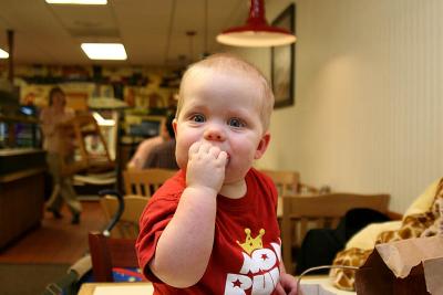 Recouperating at Pizza Hut