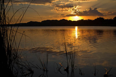 Second sunset over New River Lagoon