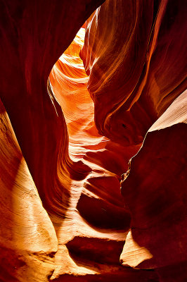 The Upper Antelope Canyon