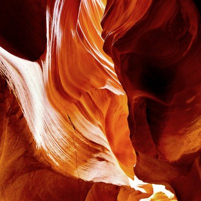 The Upper Antelope Canyon