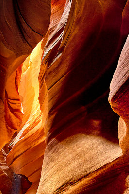 The Upper Antelope Canyon