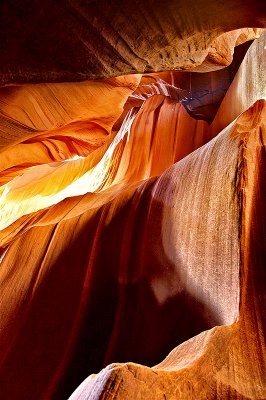 The Upper Antelope Canyon