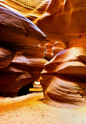 The Upper Antelope Canyon