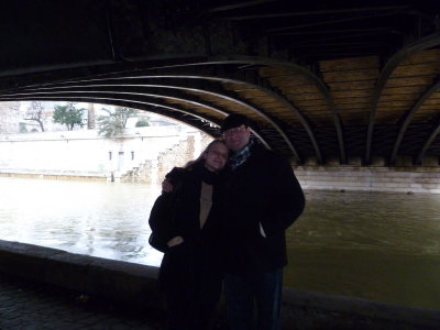 Two Hobos under the bridge.