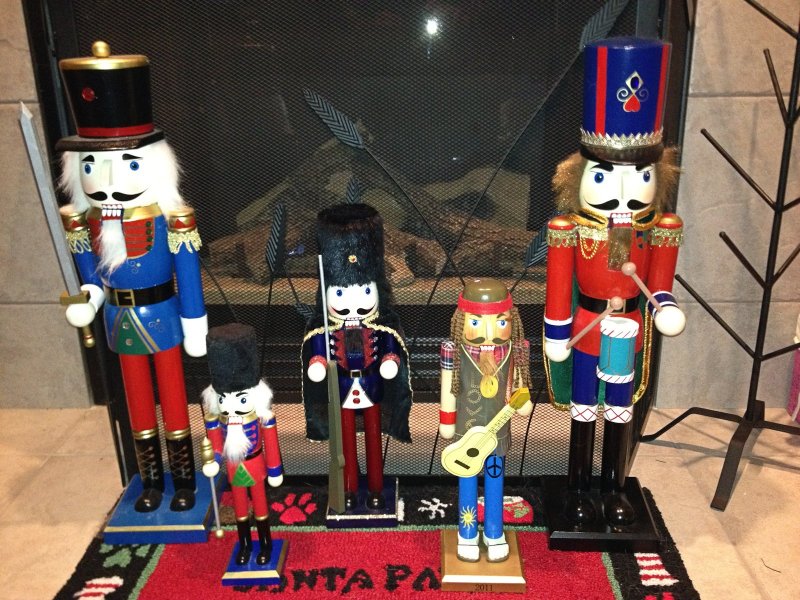 Nutcrackers with Iphone