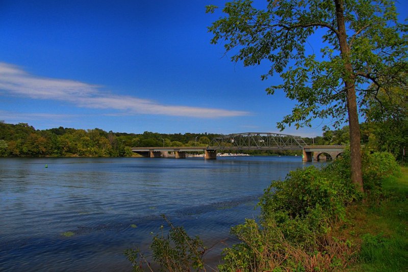 Mohawk River in HDR<BR>September 3, 2012