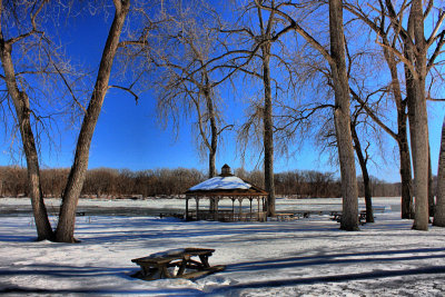 Hudson River Park in HDR<BR>February 20, 2011