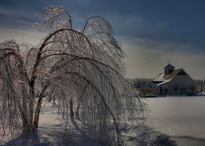 Icy Winter Landscape in HDRMarch 8, 2011