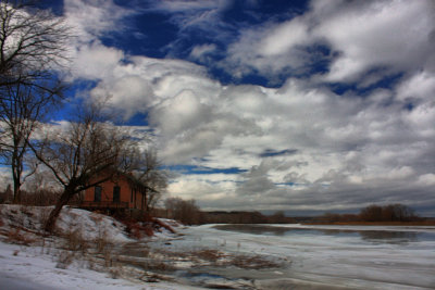 River Landscape in HDR<BR>March 11, 2011