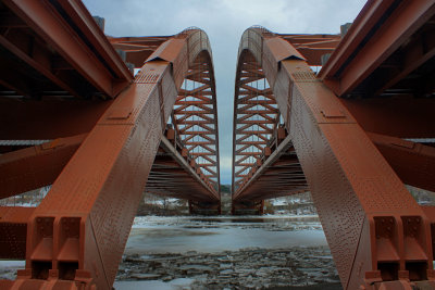 Steel Arch Bridge in HDR<BR>March 13, 2011