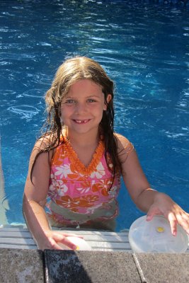 Emma in the Pool<BR>August 20, 2011