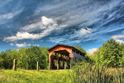 Covered Bridge in HDRSeptember 9, 2011