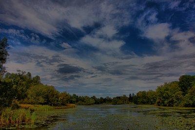 Local Pond in HDR<BR>September 11, 2011