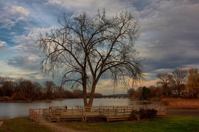 Mohawk River in HDR<BR>November 13, 2011