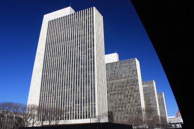 Empire Plaza from Under a BridgeFebruary 20, 2012