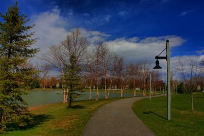 Park Path in HDR<BR>April 4, 2012