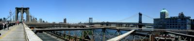 Panorama from Brooklyn Bridge