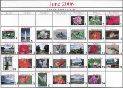 June Calander