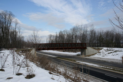 Bridge, Snow and Sky<BR>December 29, 2007
