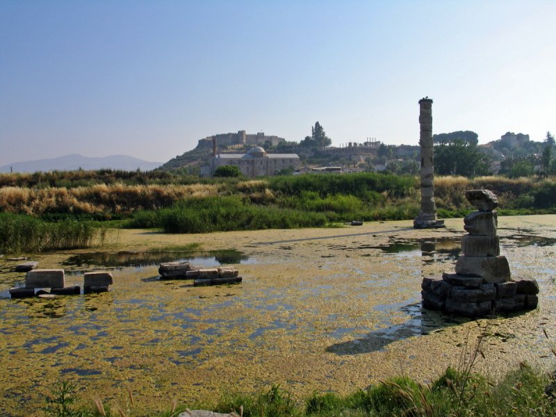 All this is left from the temple of Artemis- 7 wonder of the world in Ephesus
