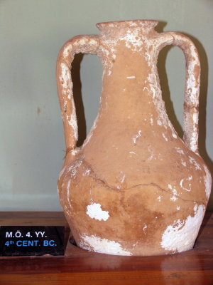 amphora- olive oil container