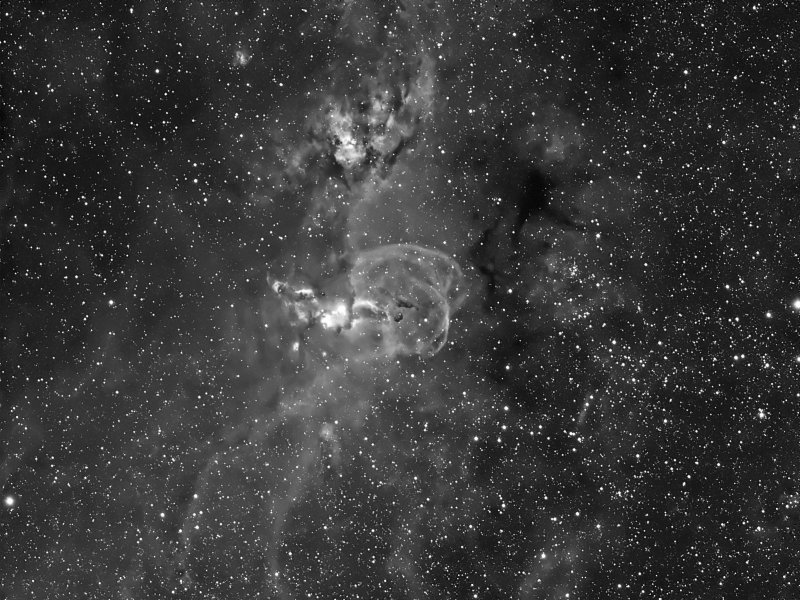 NGC 3581 and surrounds.