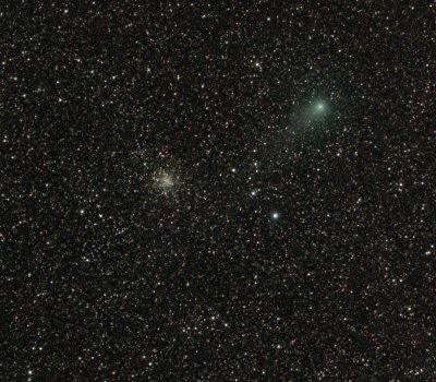 M 71 and Comet 2009 P1 Garradd