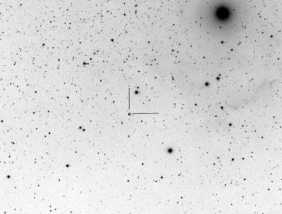 Comet C/2011 L4 Pan-Starrs (Inverted View)