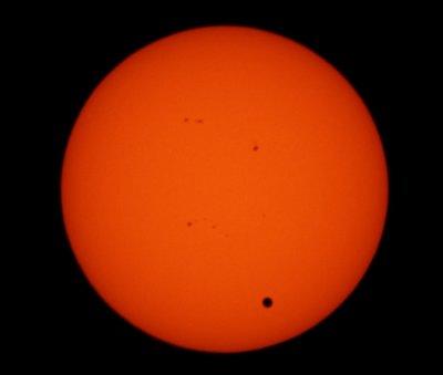 Transit of Venus on the 6 June 2012 from Cootamundra, NSW.
