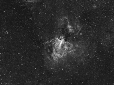M 17 or the Swan Nebula