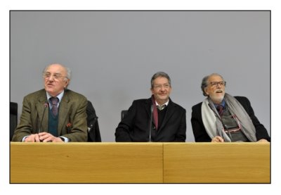 Prof Franco Ferrarotti,  Prof. Giovanni Ragone e Prof Alberto Abruzzese